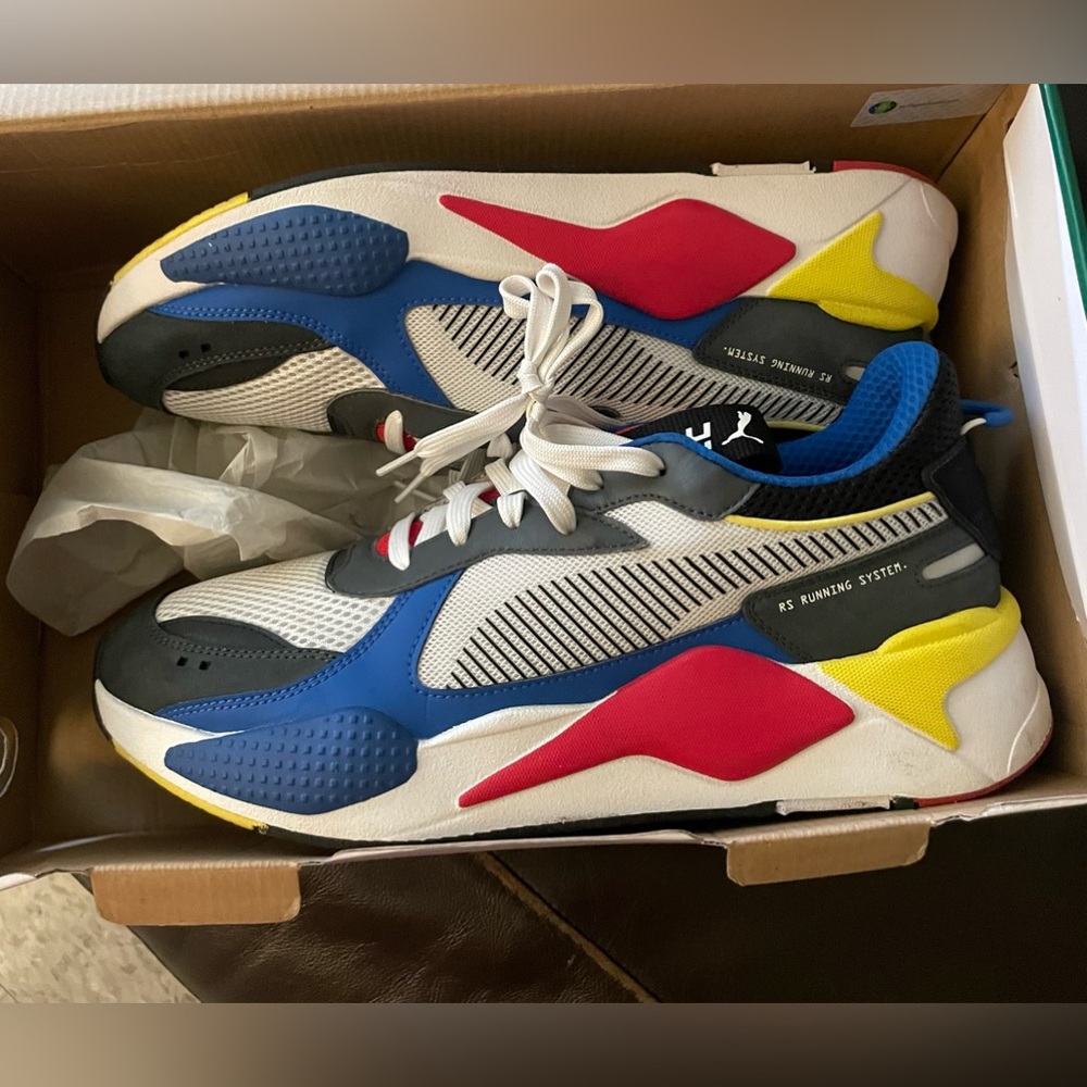 PUMA RS-X TOYS. 💯 Authentic white-puma royal puma blanc-puma royal